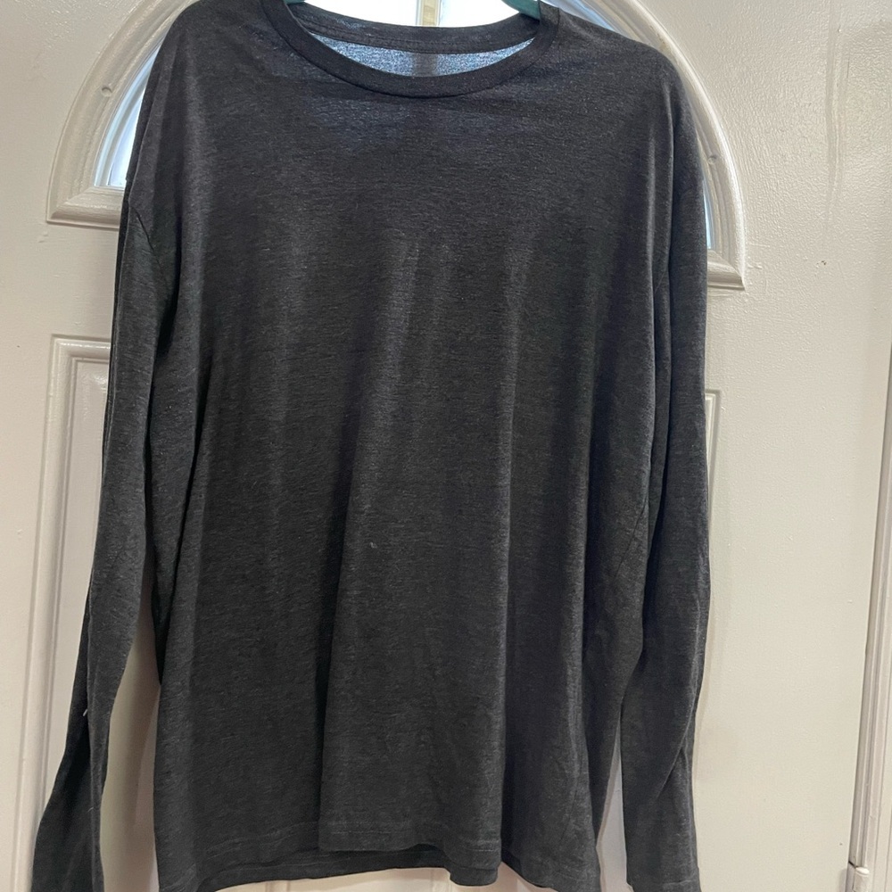 Men's Classic Black Long Sleeve Shirt